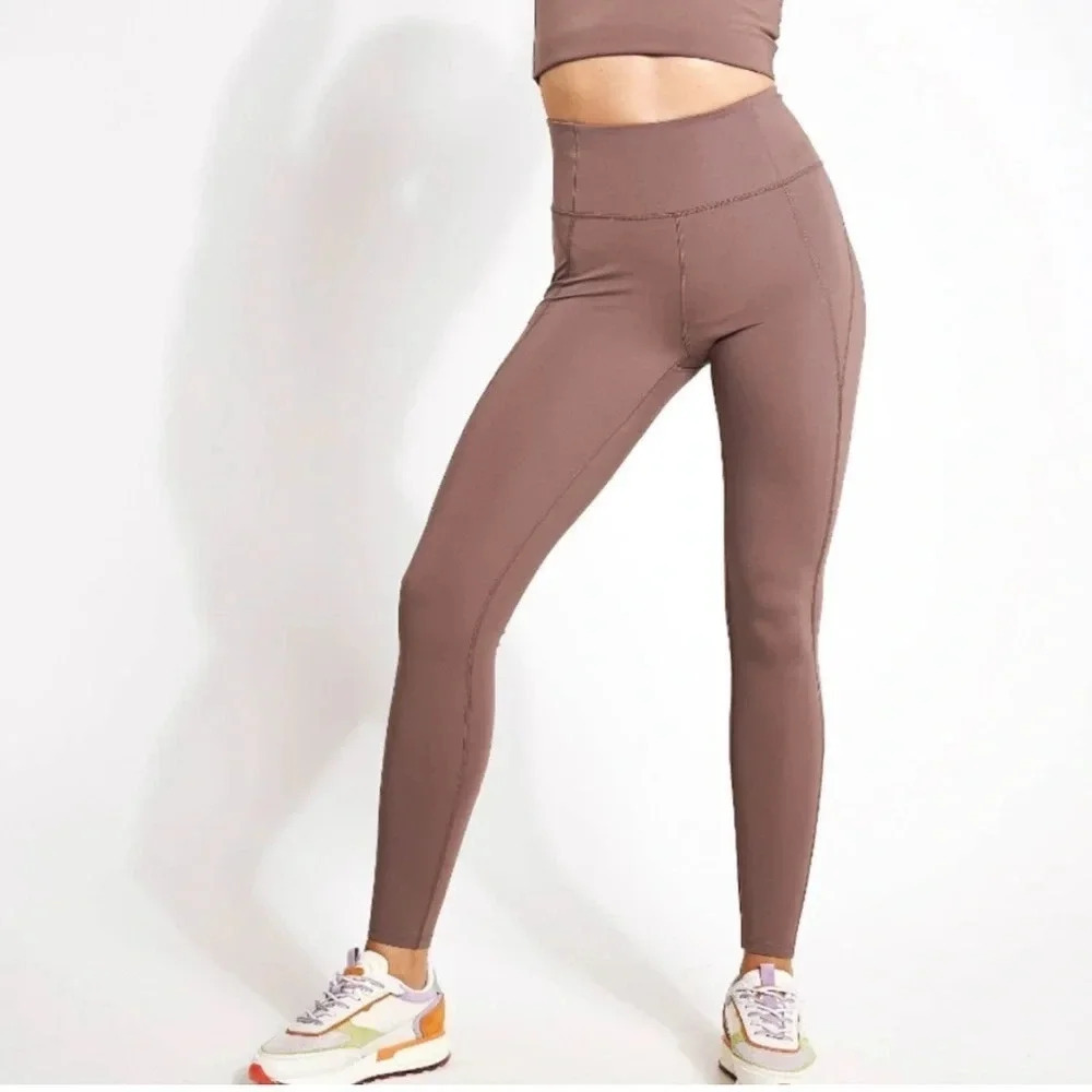 Girlfriend Collective Compressive High-Rise Rose Quartz Leggings Athletic Size S